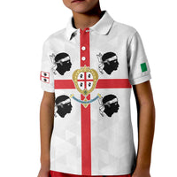 Personalized Italy Sardinia Kid Polo Shirt Inspiration Flags Style