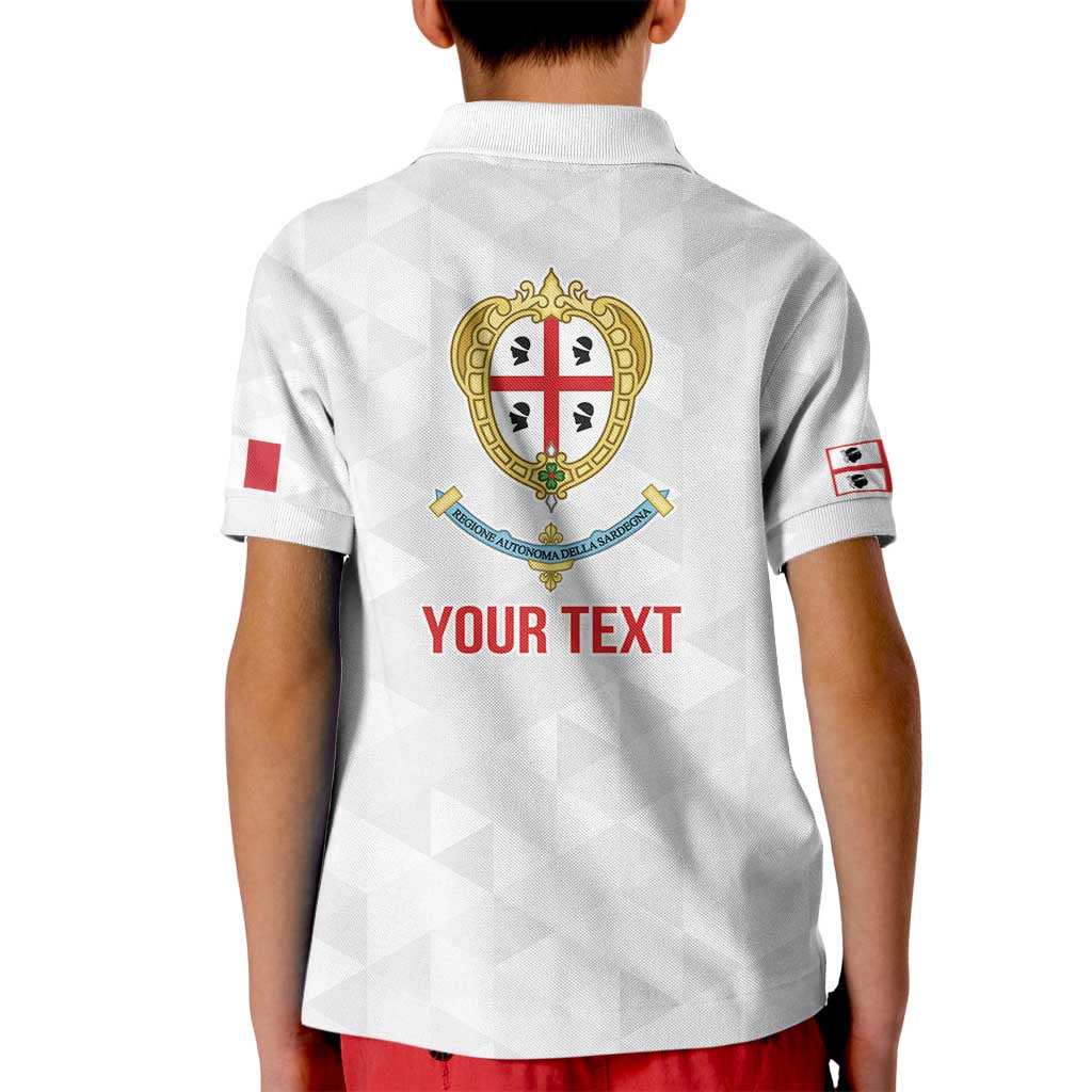 Personalized Italy Sardinia Kid Polo Shirt Inspiration Flags Style