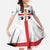 Personalized Italy Sardinia Kid Short Sleeve Dress Inspiration Flags Style