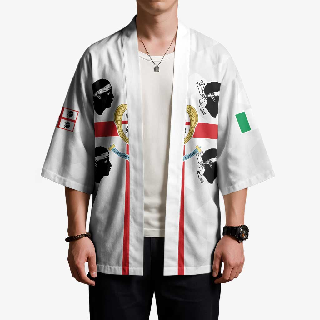Personalized Italy Sardinia Kimono Inspiration Flags Style - Wonder Print Shop