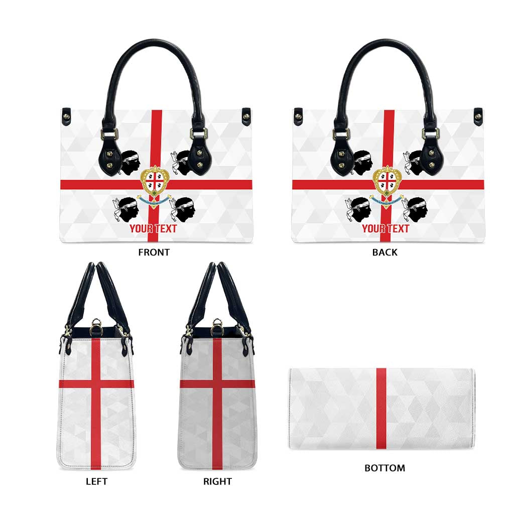 Personalized Italy Sardinia Leather Bag Inspiration Flags Style - Wonder Print Shop