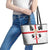 Personalized Italy Sardinia Leather Tote Bag Inspiration Flags Style