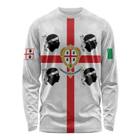 Personalized Italy Sardinia Long Sleeve Shirt Inspiration Flags Style