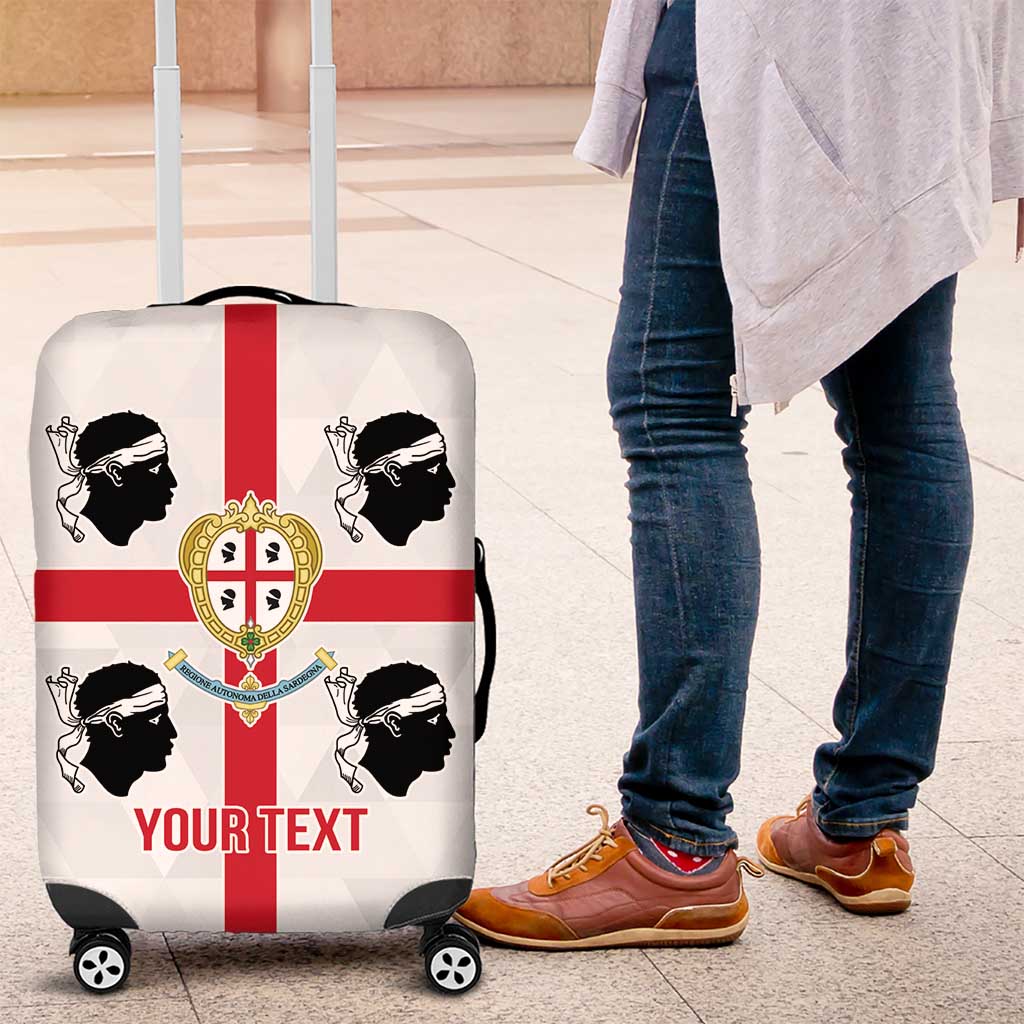 Personalized Italy Sardinia Luggage Cover Inspiration Flags Style