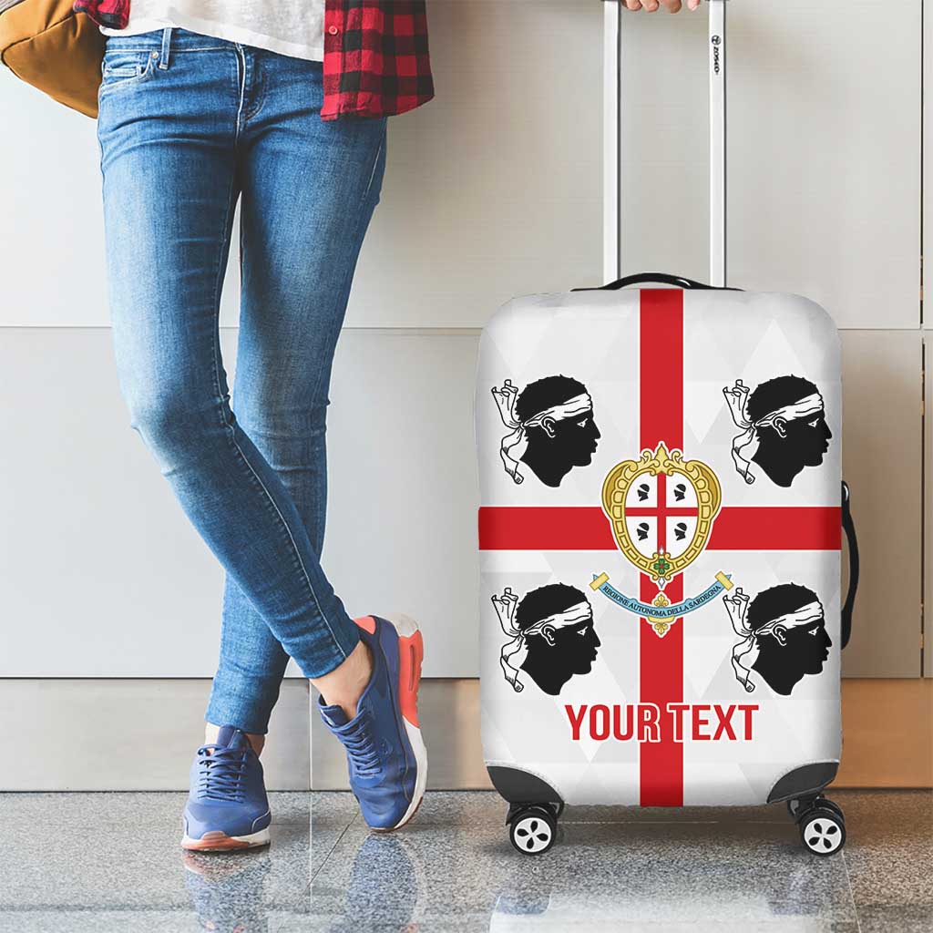 Personalized Italy Sardinia Luggage Cover Inspiration Flags Style