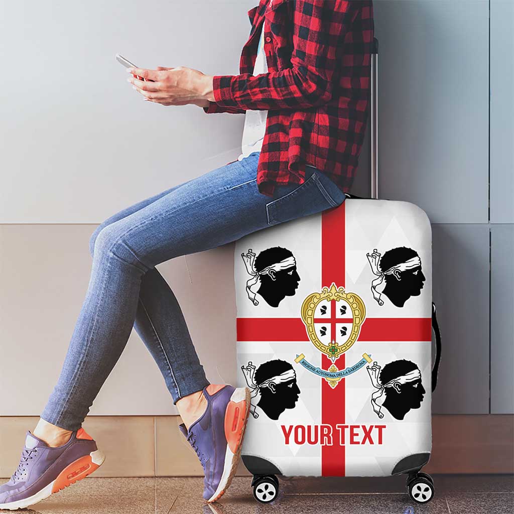 Personalized Italy Sardinia Luggage Cover Inspiration Flags Style