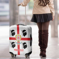 Personalized Italy Sardinia Luggage Cover Inspiration Flags Style