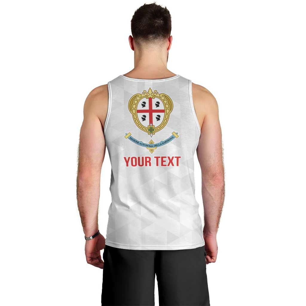 Personalized Italy Sardinia Men Tank Top Inspiration Flags Style