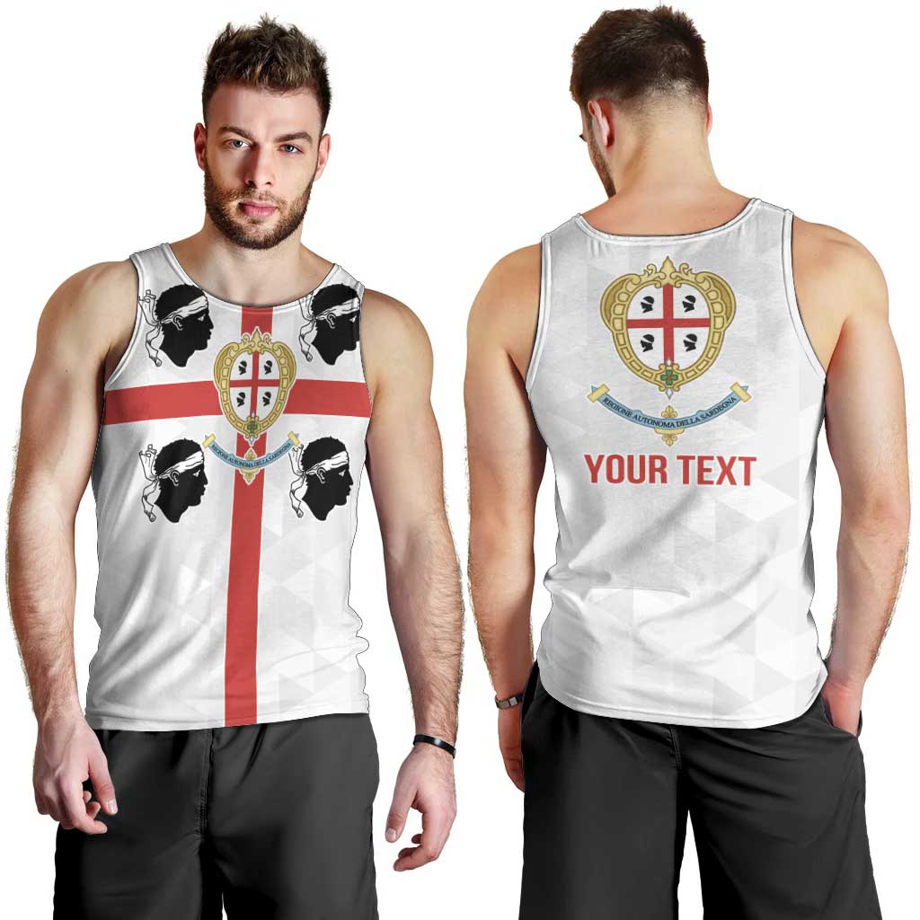 Personalized Italy Sardinia Men Tank Top Inspiration Flags Style