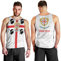 Personalized Italy Sardinia Men Tank Top Inspiration Flags Style