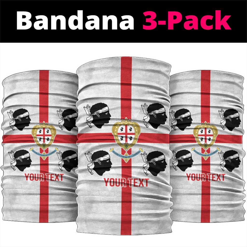 Personalized Italy Sardinia Neck Gaiter Inspiration Flags Style - Wonder Print Shop