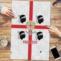 Personalized Italy Sardinia Puzzle Inspiration Flags Style - Wonder Print Shop