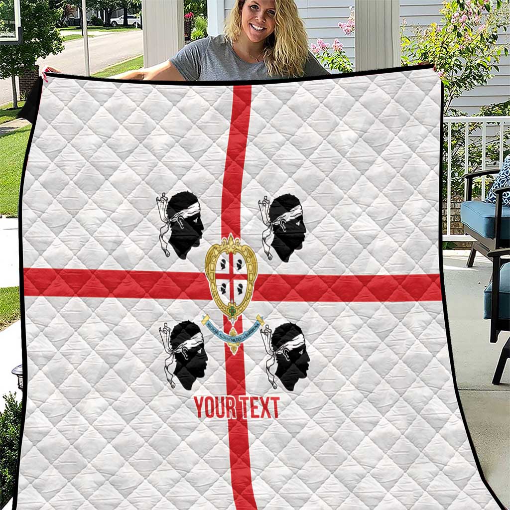 Personalized Italy Sardinia Quilt Inspiration Flags Style