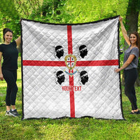 Personalized Italy Sardinia Quilt Inspiration Flags Style