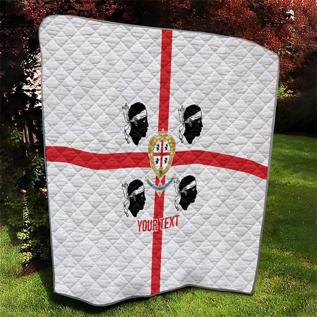 Personalized Italy Sardinia Quilt Inspiration Flags Style
