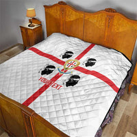 Personalized Italy Sardinia Quilt Inspiration Flags Style