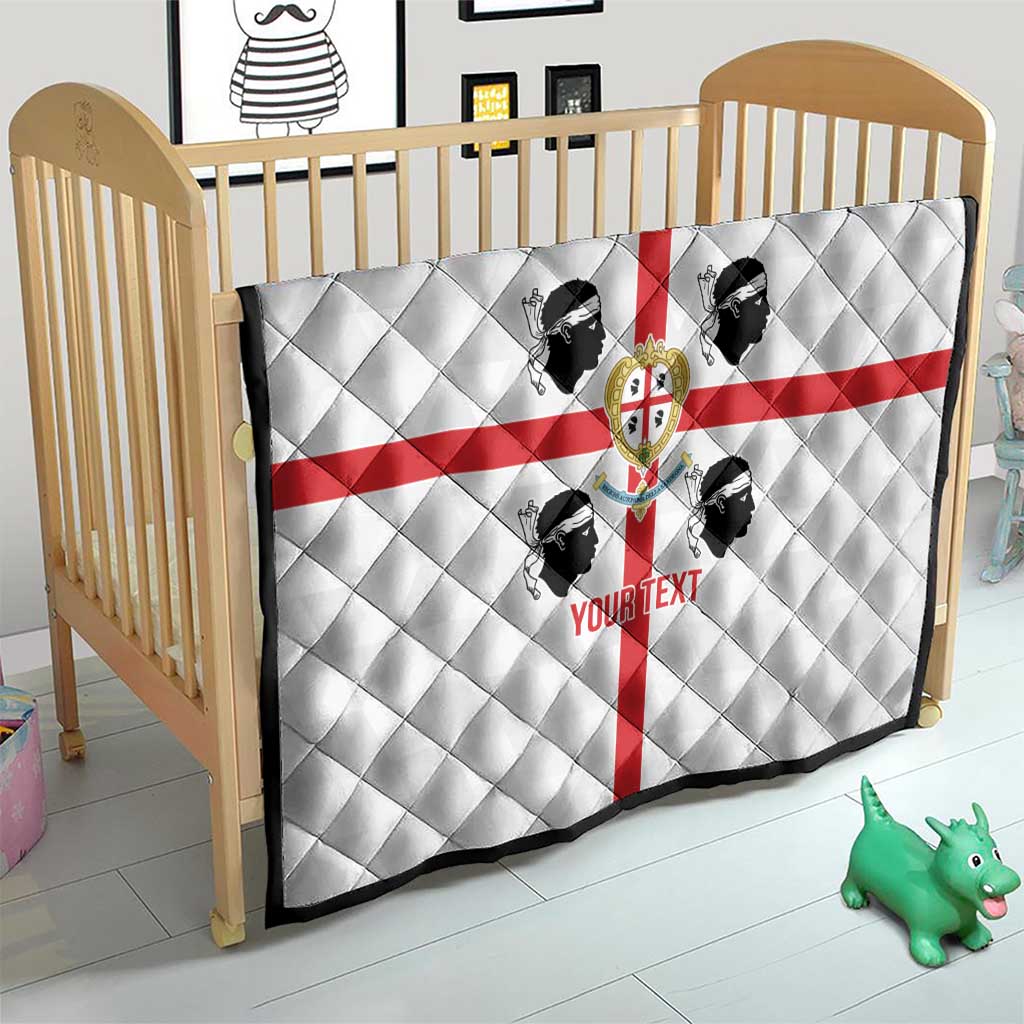 Personalized Italy Sardinia Quilt Inspiration Flags Style