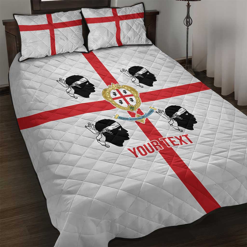 Personalized Italy Sardinia Quilt Bed Set Inspiration Flags Style