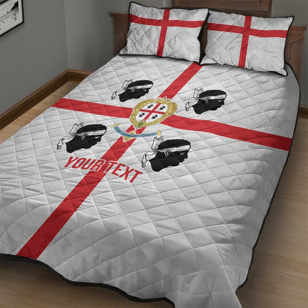 Personalized Italy Sardinia Quilt Bed Set Inspiration Flags Style