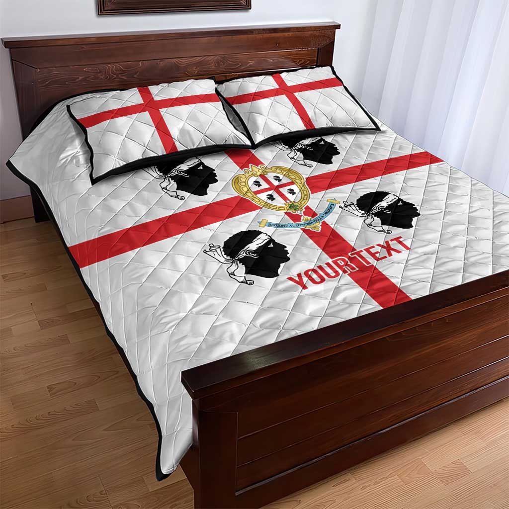 Personalized Italy Sardinia Quilt Bed Set Inspiration Flags Style