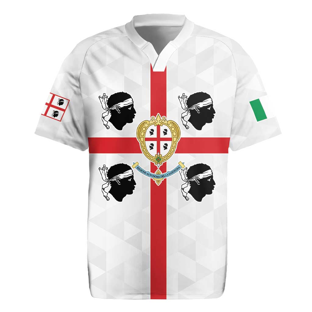 Personalized Italy Sardinia Rugby Jersey Inspiration Flags Style