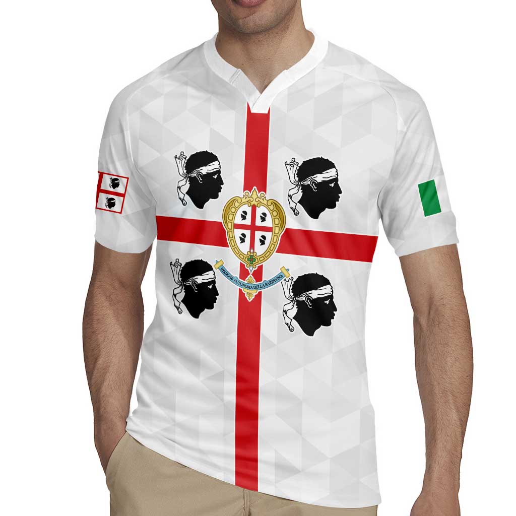 Personalized Italy Sardinia Rugby Jersey Inspiration Flags Style