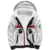 Personalized Italy Sardinia Sherpa Hoodie Inspiration Flags Style