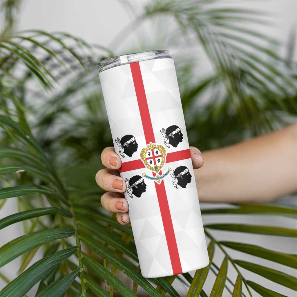Personalized Italy Sardinia Skinny Tumbler Inspiration Flags Style