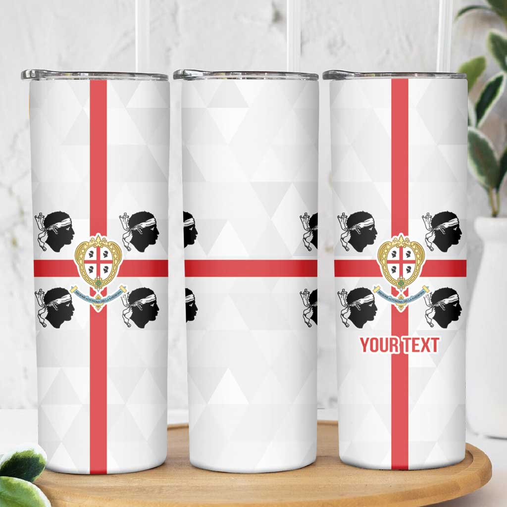 Personalized Italy Sardinia Skinny Tumbler Inspiration Flags Style
