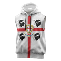 Personalized Italy Sardinia Sleeveless Hoodie Inspiration Flags Style - Wonder Print Shop