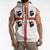 Personalized Italy Sardinia Sleeveless Zip Hoodie Inspiration Flags Style - Wonder Print Shop