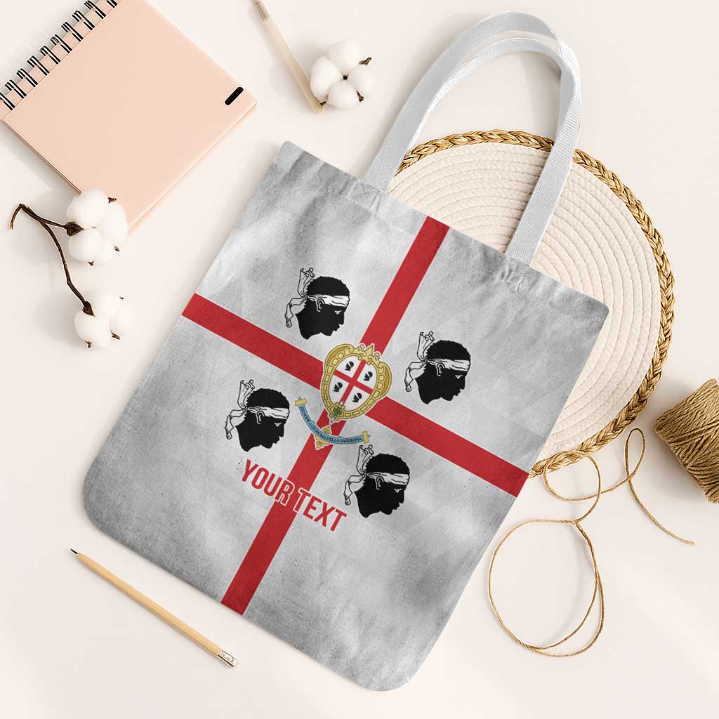 Personalized Italy Sardinia Tote Bag Inspiration Flags Style - Wonder Print Shop
