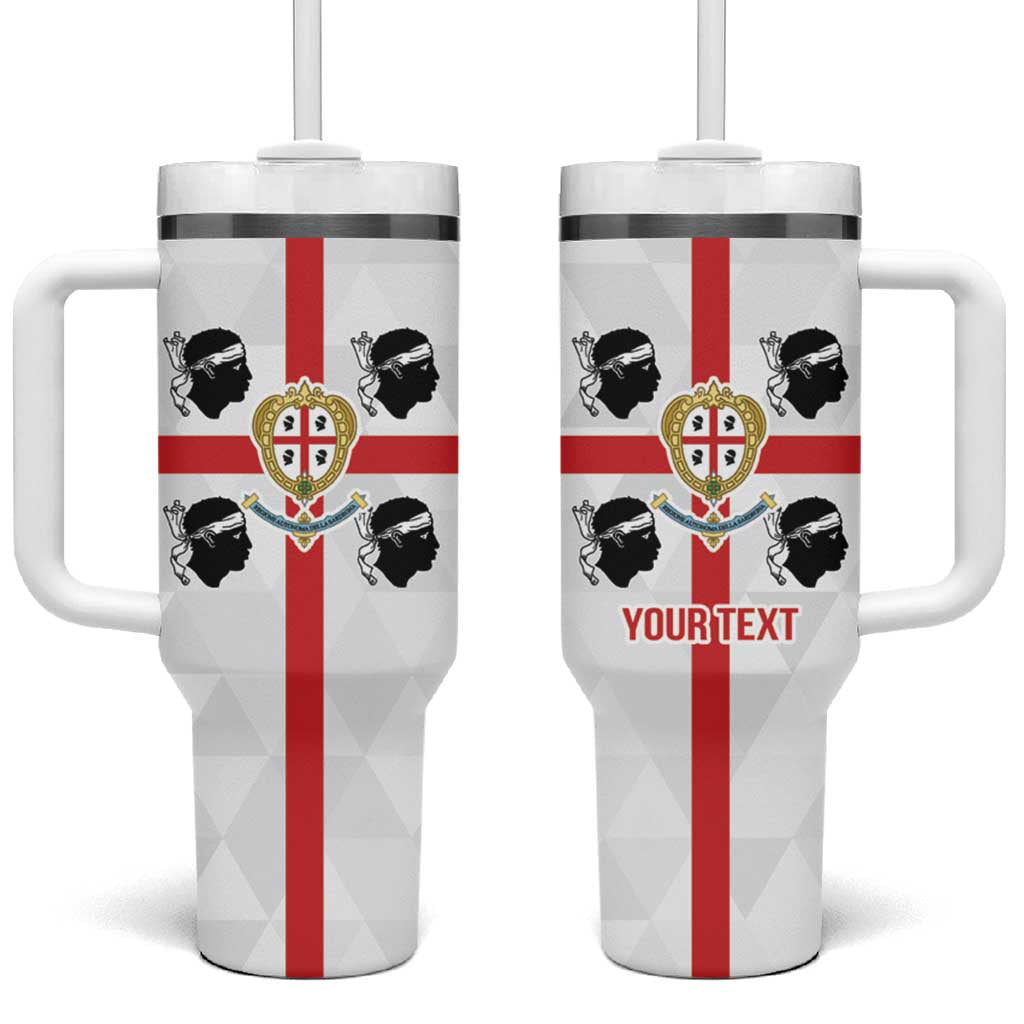 Personalized Italy Sardinia Tumbler With Handle Inspiration Flags Style