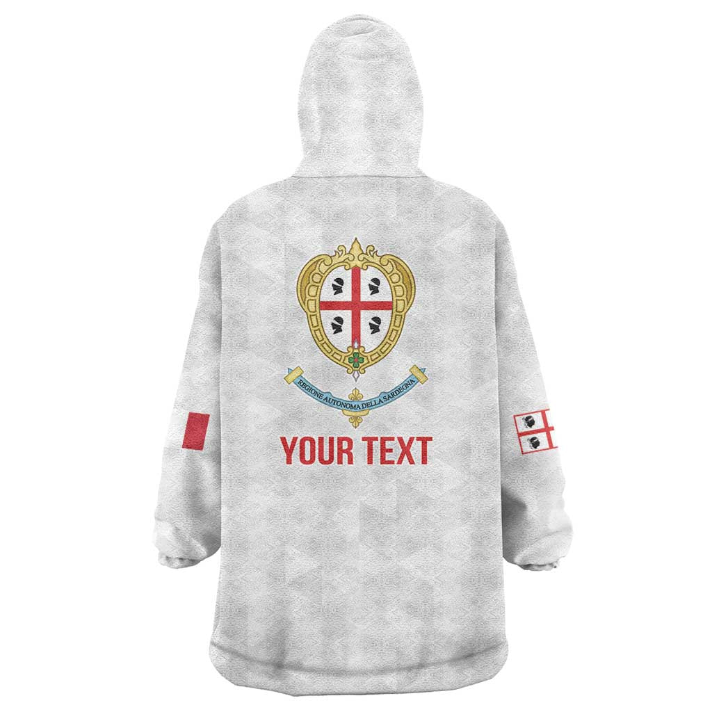 Personalized Italy Sardinia Wearable Blanket Hoodie Inspiration Flags Style