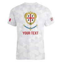 Personalized Italy Sardinia Women V-Neck T-Shirt Inspiration Flags Style