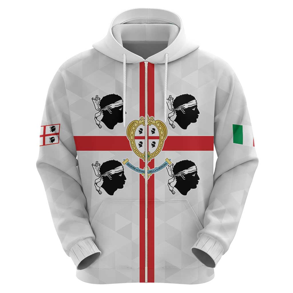 Personalized Italy Sardinia Zip Hoodie Inspiration Flags Style