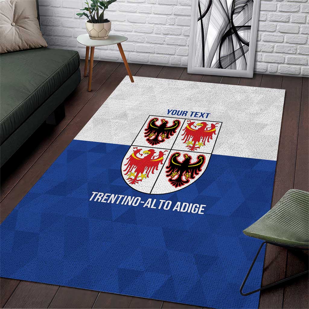 Personalized Italy Trentino-Alto Adige Area Rug Inspiration Flags Style