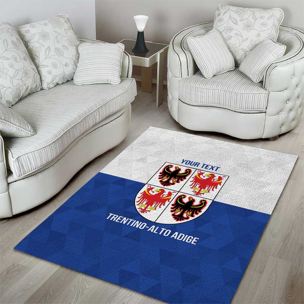 Personalized Italy Trentino-Alto Adige Area Rug Inspiration Flags Style
