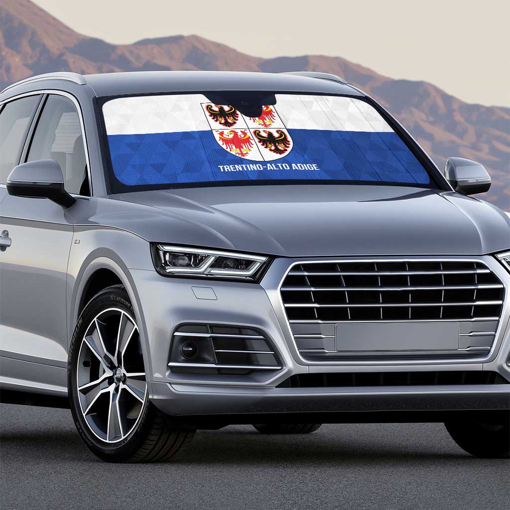 Personalized Italy Trentino-Alto Adige Auto Sun Shade Inspiration Flags Style - Wonder Print Shop