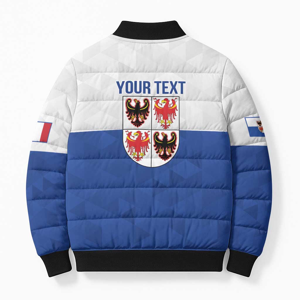 Personalized Italy Trentino-Alto Adige Bomber Puffer Jacket Inspiration Flags Style - Wonder Print Shop