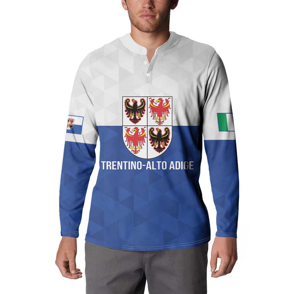 Personalized Italy Trentino-Alto Adige Button Sweatshirt Inspiration Flags Style