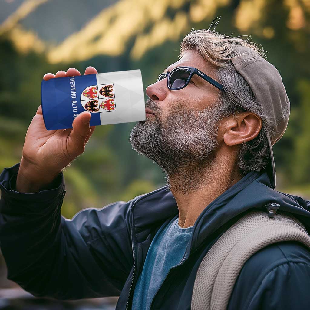 Personalized Italy Trentino-Alto Adige 4 in 1 Can Cooler Tumbler Inspiration Flags Style