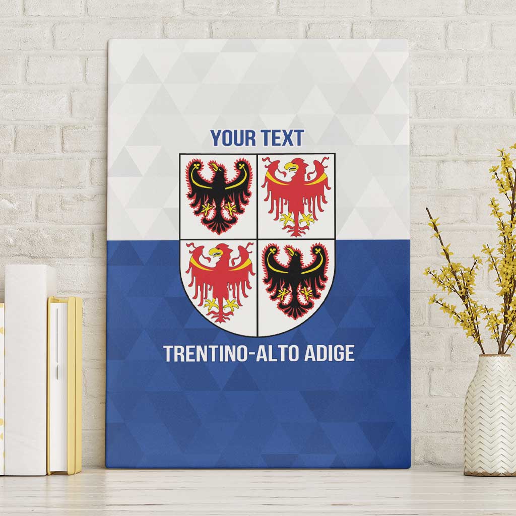 Personalized Italy Trentino-Alto Adige Canvas Wall Art Inspiration Flags Style