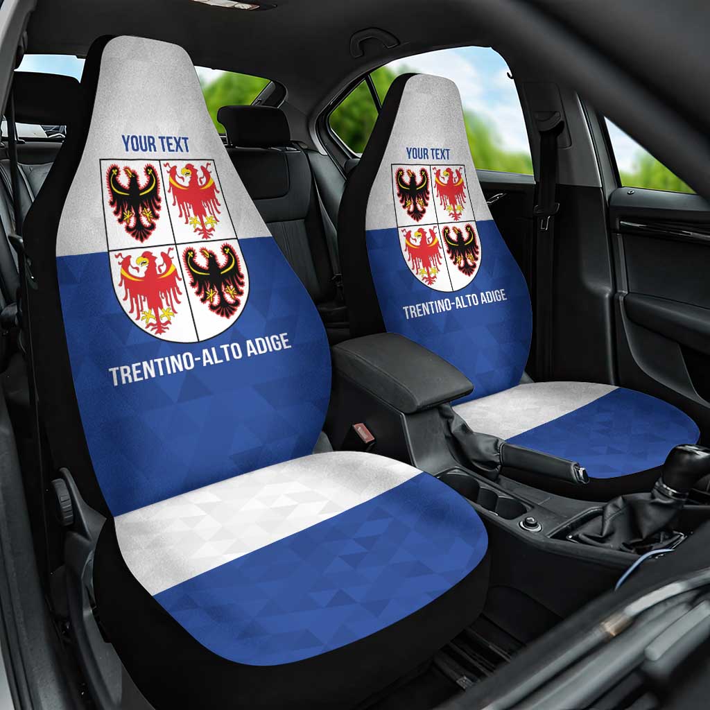 Personalized Italy Trentino-Alto Adige Car Seat Cover Inspiration Flags Style
