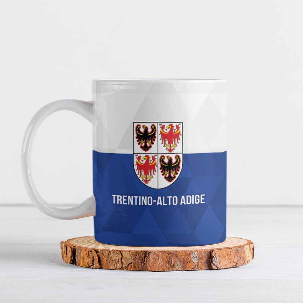 Personalized Italy Trentino-Alto Adige Ceramic Mug Inspiration Flags Style - Wonder Print Shop