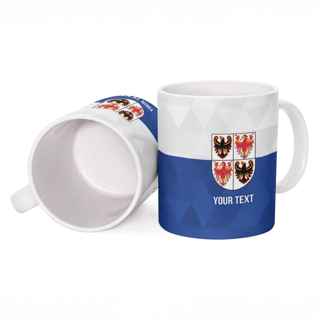 Personalized Italy Trentino-Alto Adige Ceramic Mug Inspiration Flags Style - Wonder Print Shop