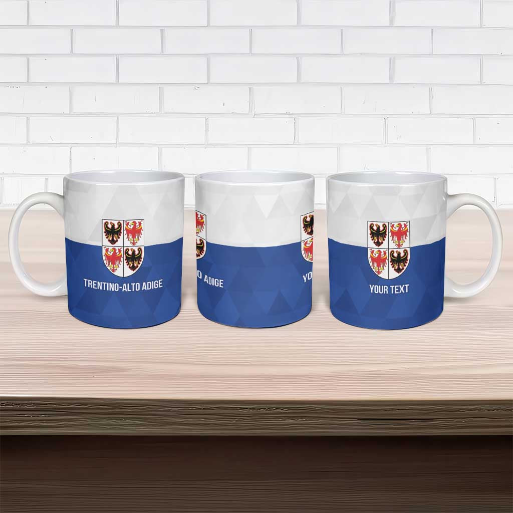 Personalized Italy Trentino-Alto Adige Ceramic Mug Inspiration Flags Style - Wonder Print Shop