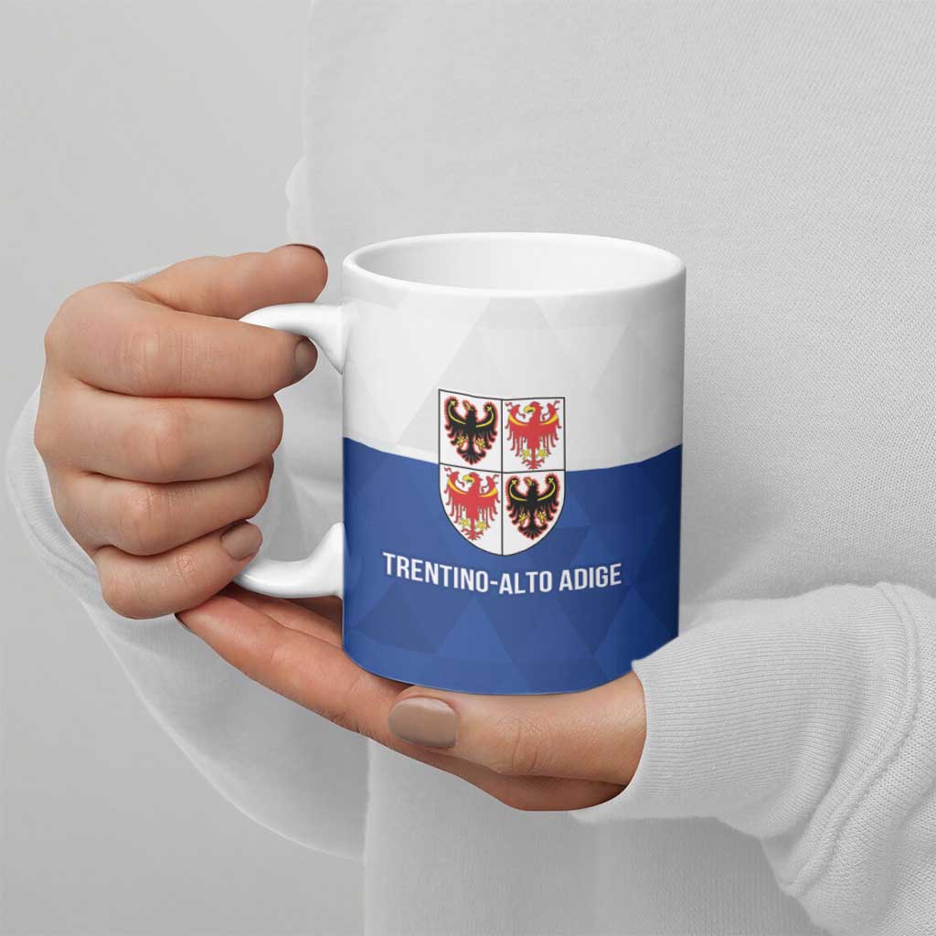 Personalized Italy Trentino-Alto Adige Ceramic Mug Inspiration Flags Style - Wonder Print Shop