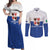 Personalized Italy Trentino-Alto Adige Couples Matching Off Shoulder Maxi Dress and Long Sleeve Button Shirt Inspiration Flags Style