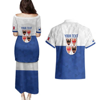 Personalized Italy Trentino-Alto Adige Couples Matching Puletasi and Hawaiian Shirt Inspiration Flags Style